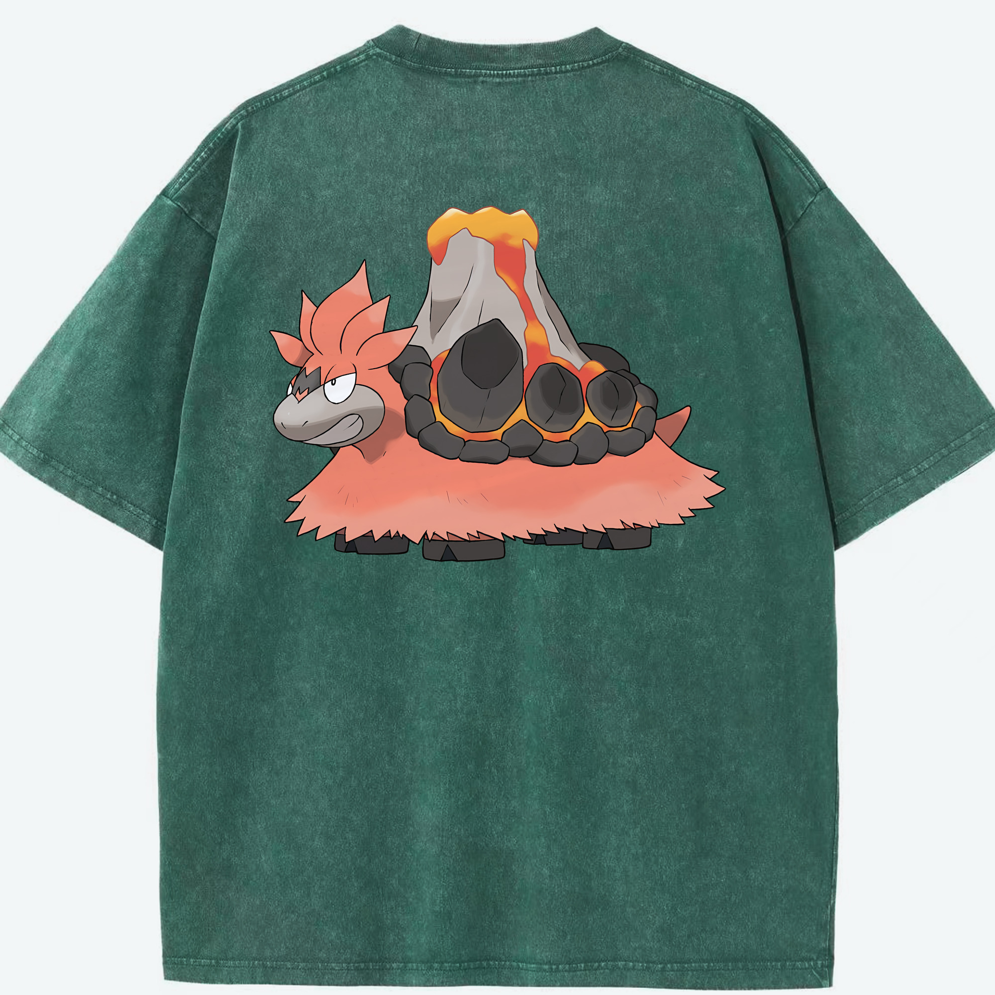 （画像用） ポケットモンスター Pokémon 綿100% ヴィンテージ風 半袖Tシャツ（背面プリント）